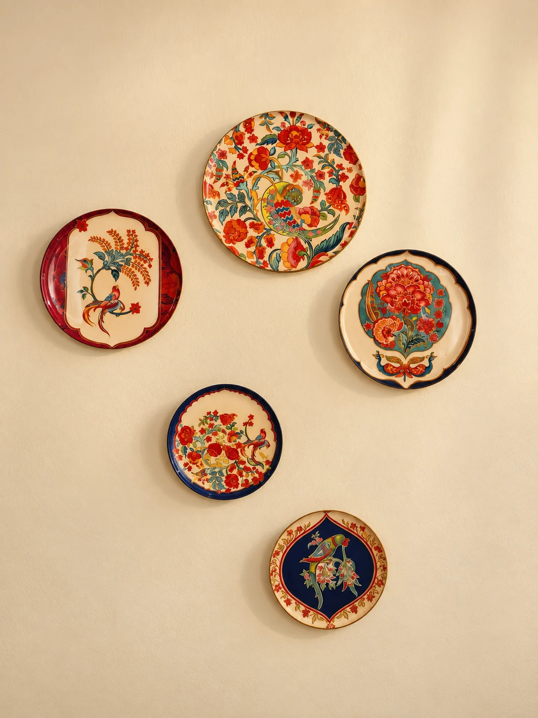 hand-painted plates