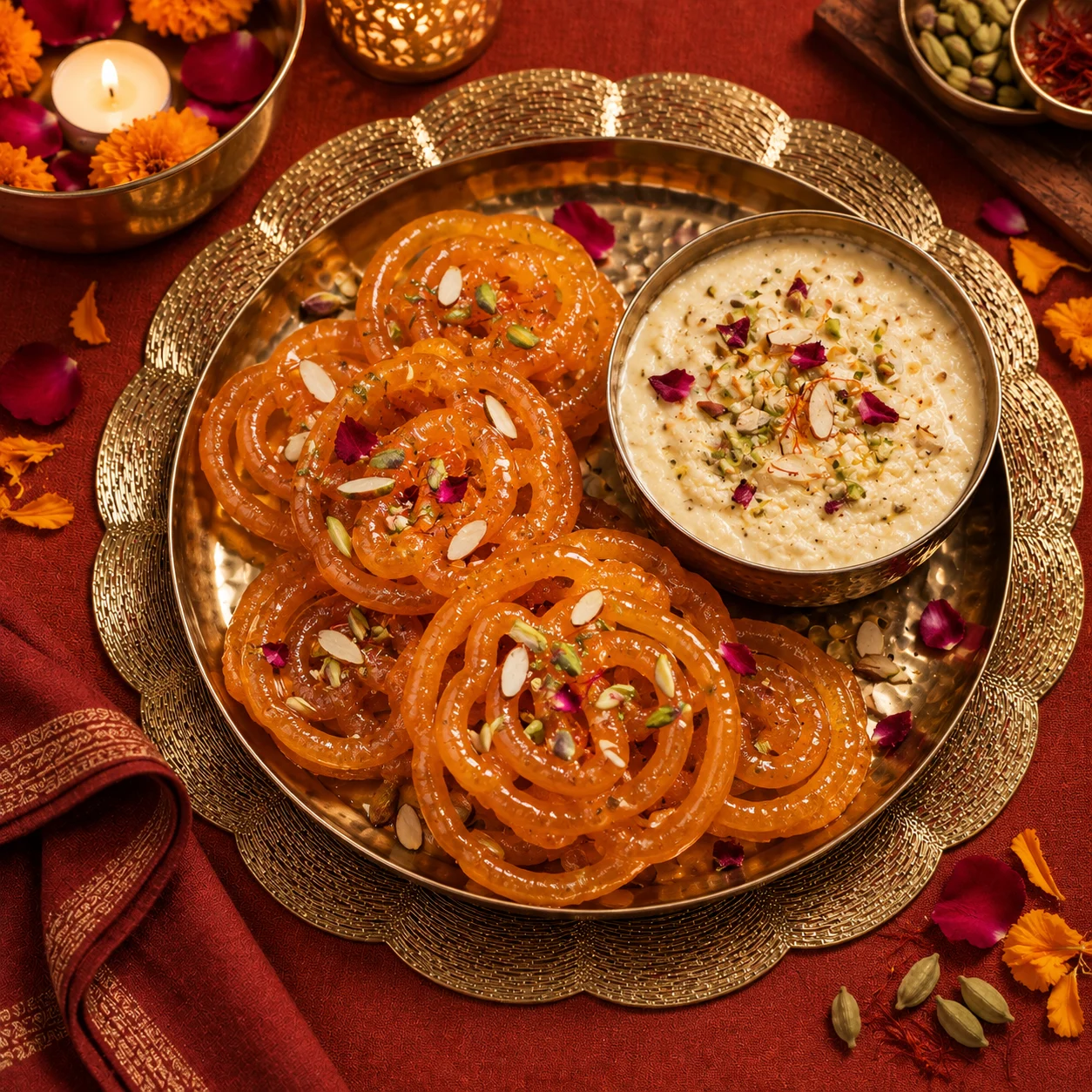jalebi and rabdi