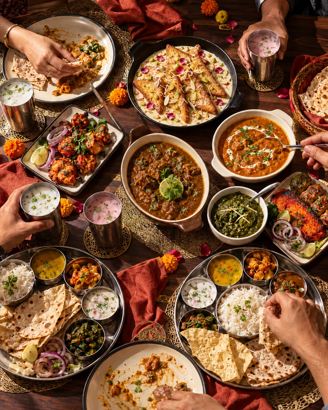 a meal shared at our table