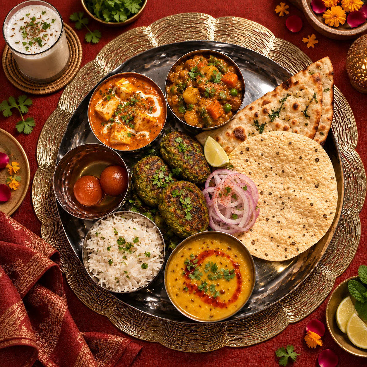 Vegetarian thali